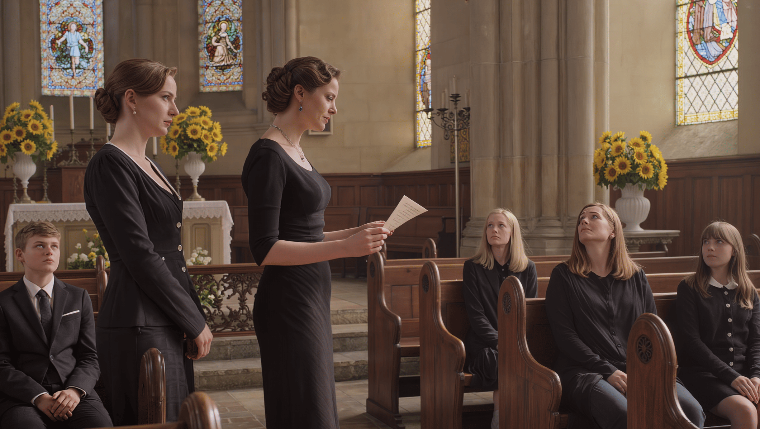 Daughter Stops Divorced Mom From Reading Emotional Letter At Dad's Funeral After Learning What's Inside