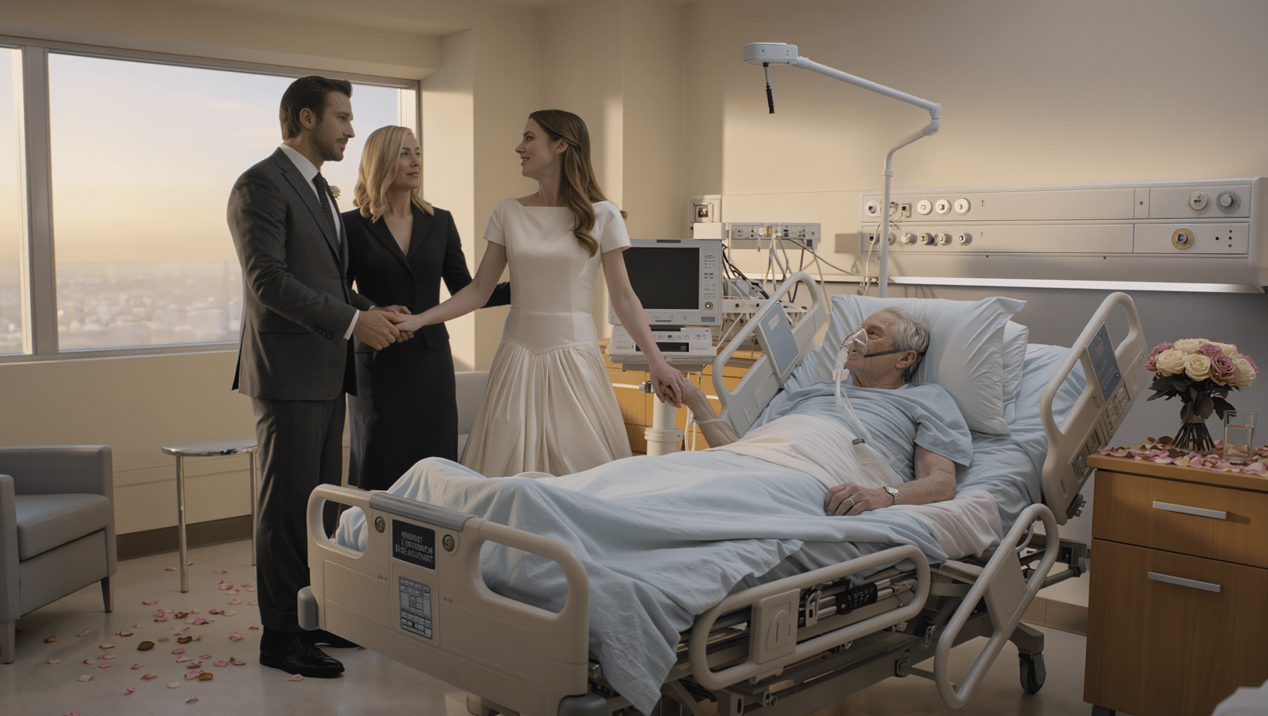 Daughter Holds Secret Hospital Wedding For Dying Father While Cheating Mom Creates Chaos At Church Celebration