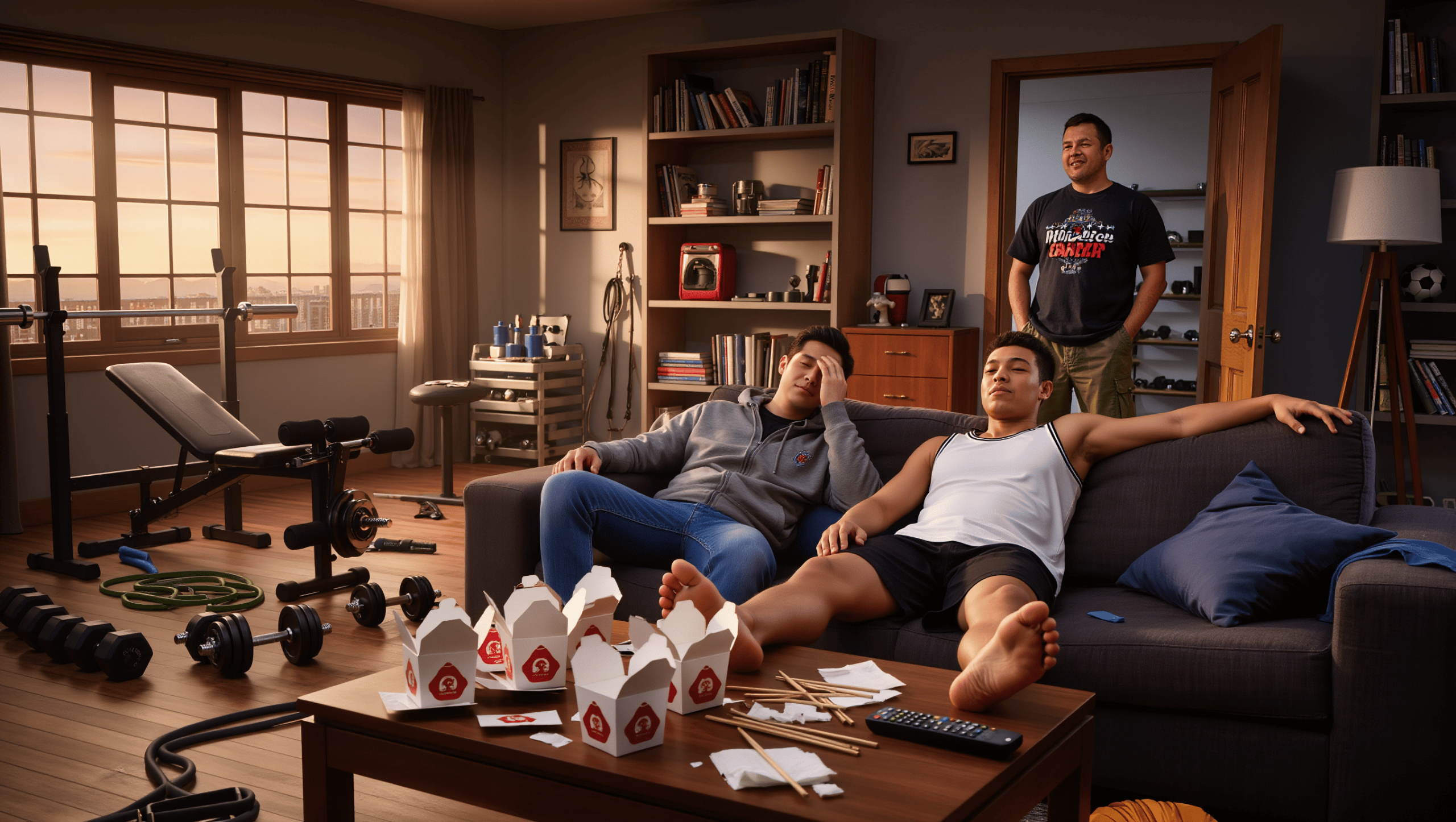 Big Brother Advice Little Brother About Common Courtesy, Dad Surprisingly Brands Him A Buzzkill