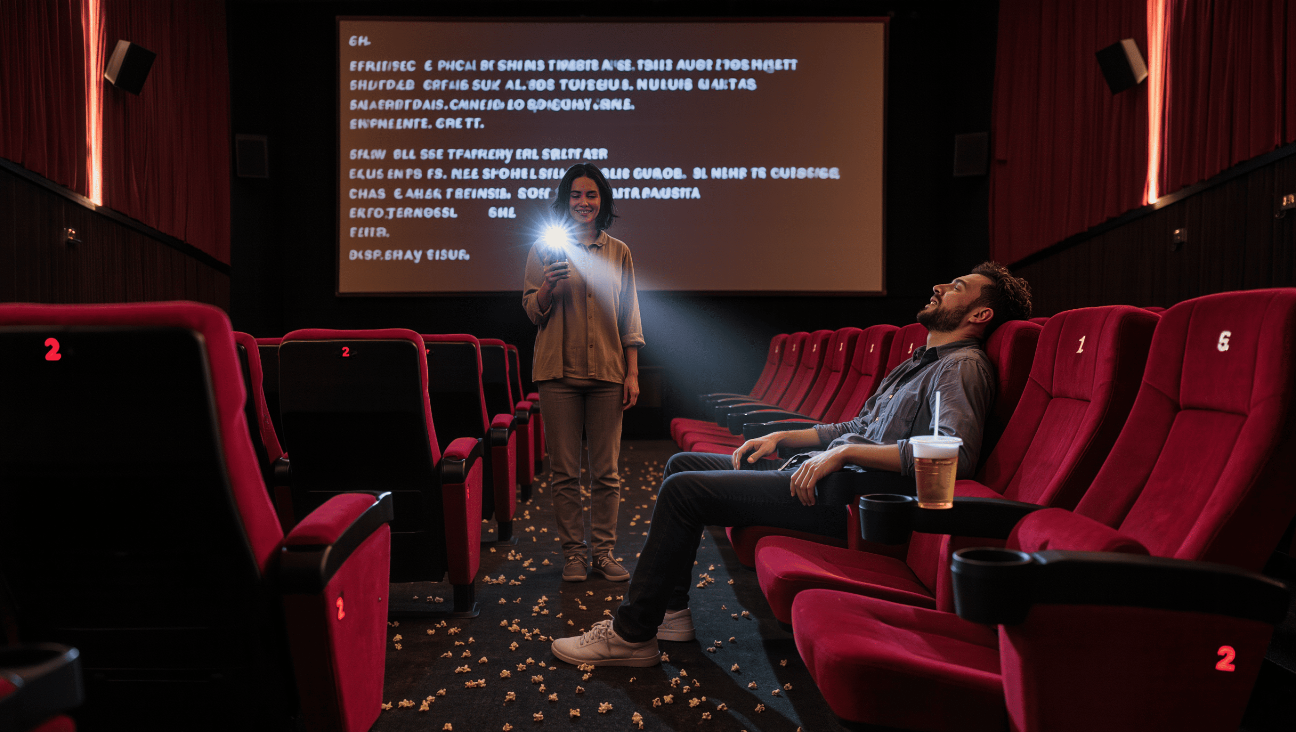 Man’s Boozy Bragging Tanks Date, Shocked When She Ditches Him Asleep in Theater