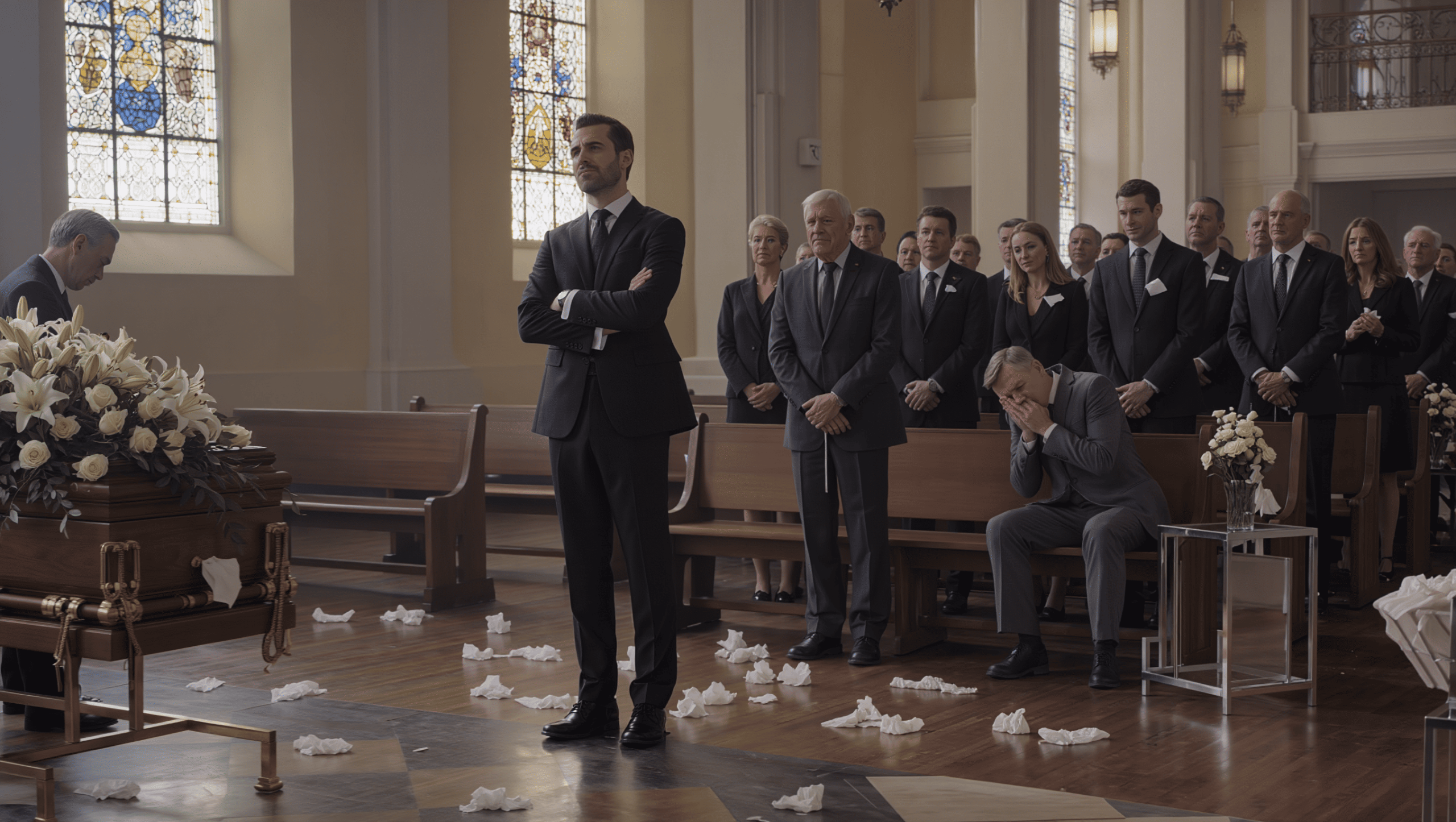 Man Goes To Cheating Ex-Wife's Funeral, Stays Nonchalant, Family Blames His Presence