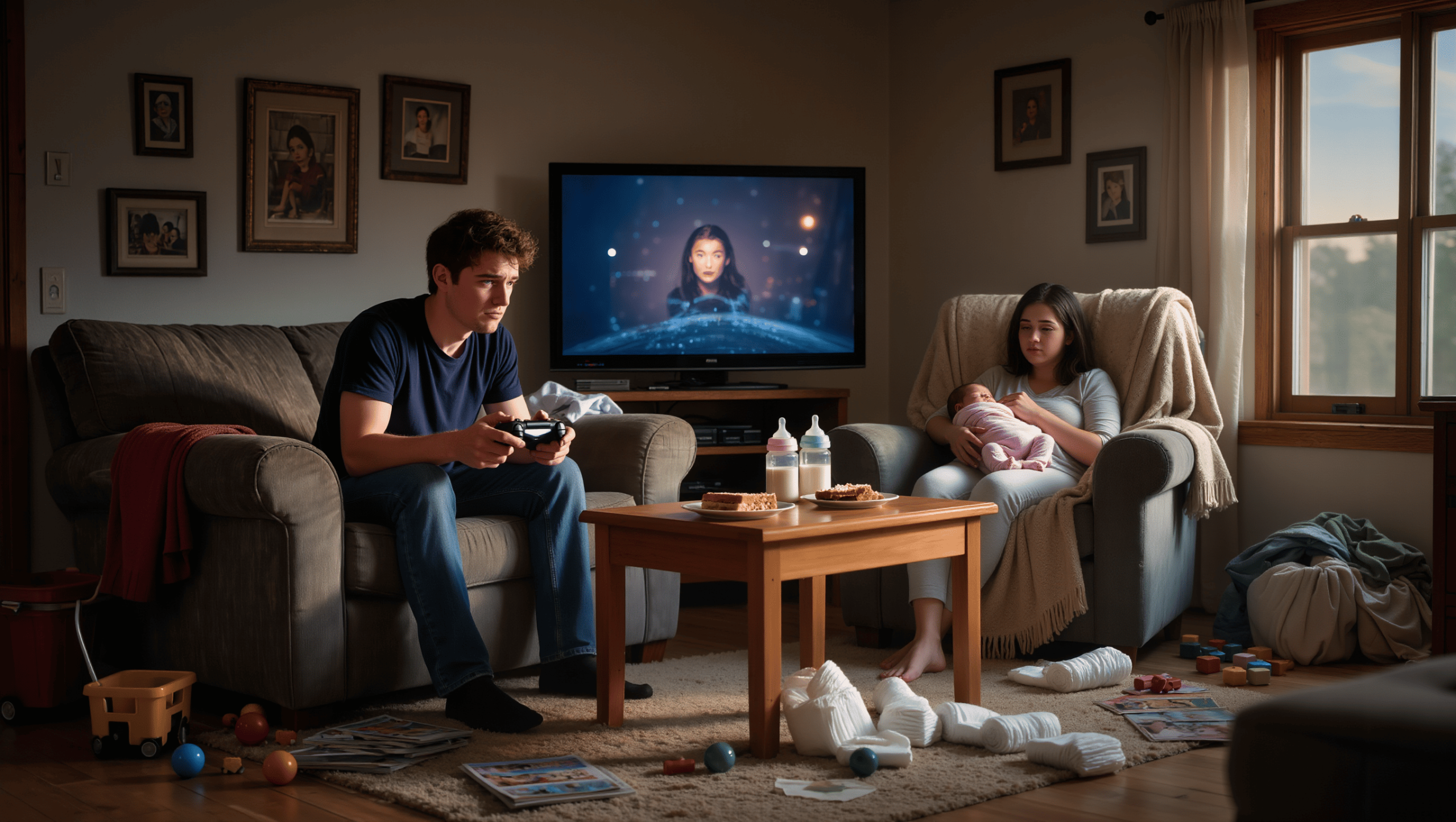 Husband Rushes Home From Guys' Night, Then Feels Totally Useless When Wife Says She Needs Nothing