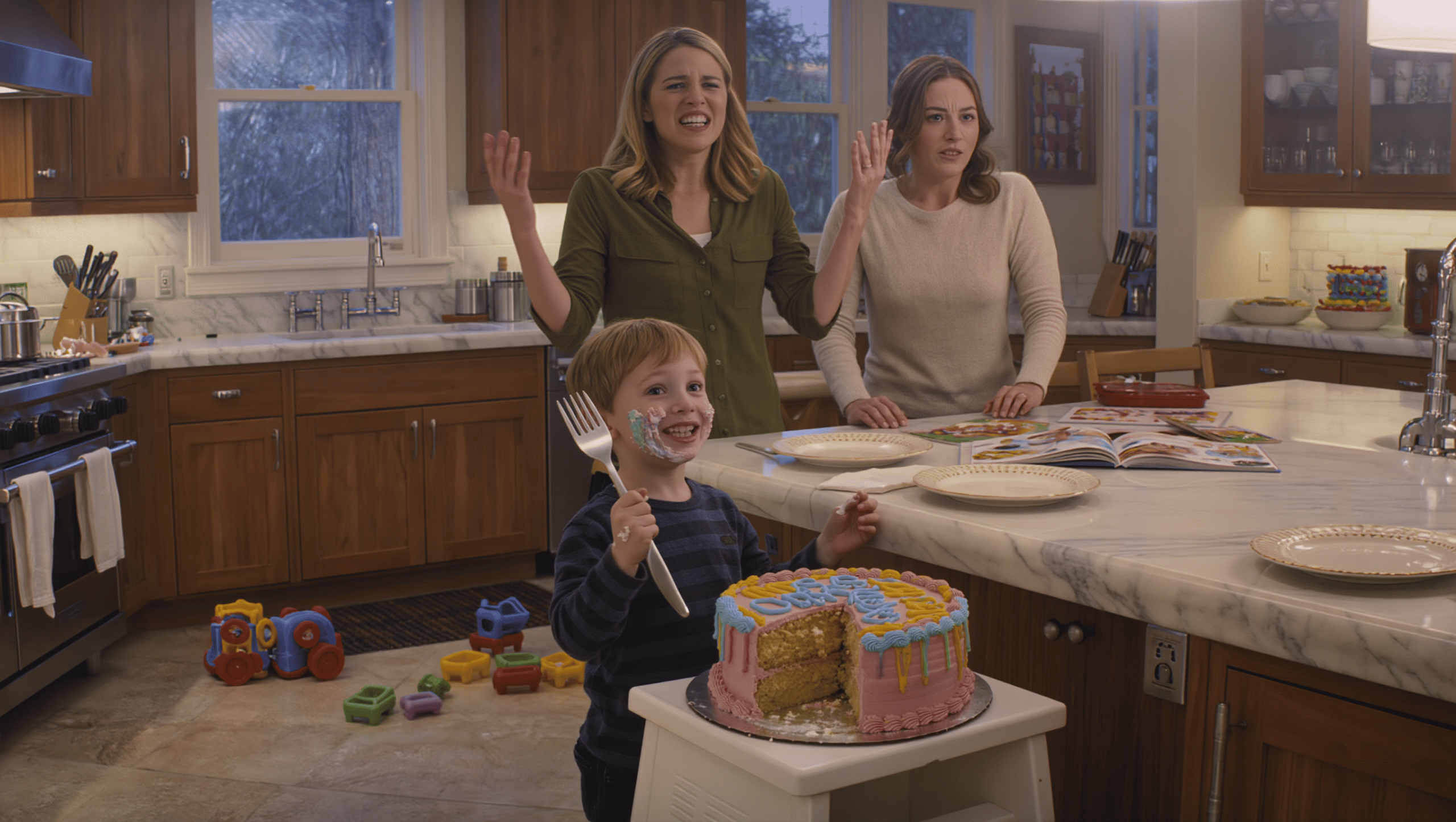 Mom Lets Three-Year-Old Son Eat Dad's Birthday Cake Early, He Stays Chill, SIL Fusses Over Tradition