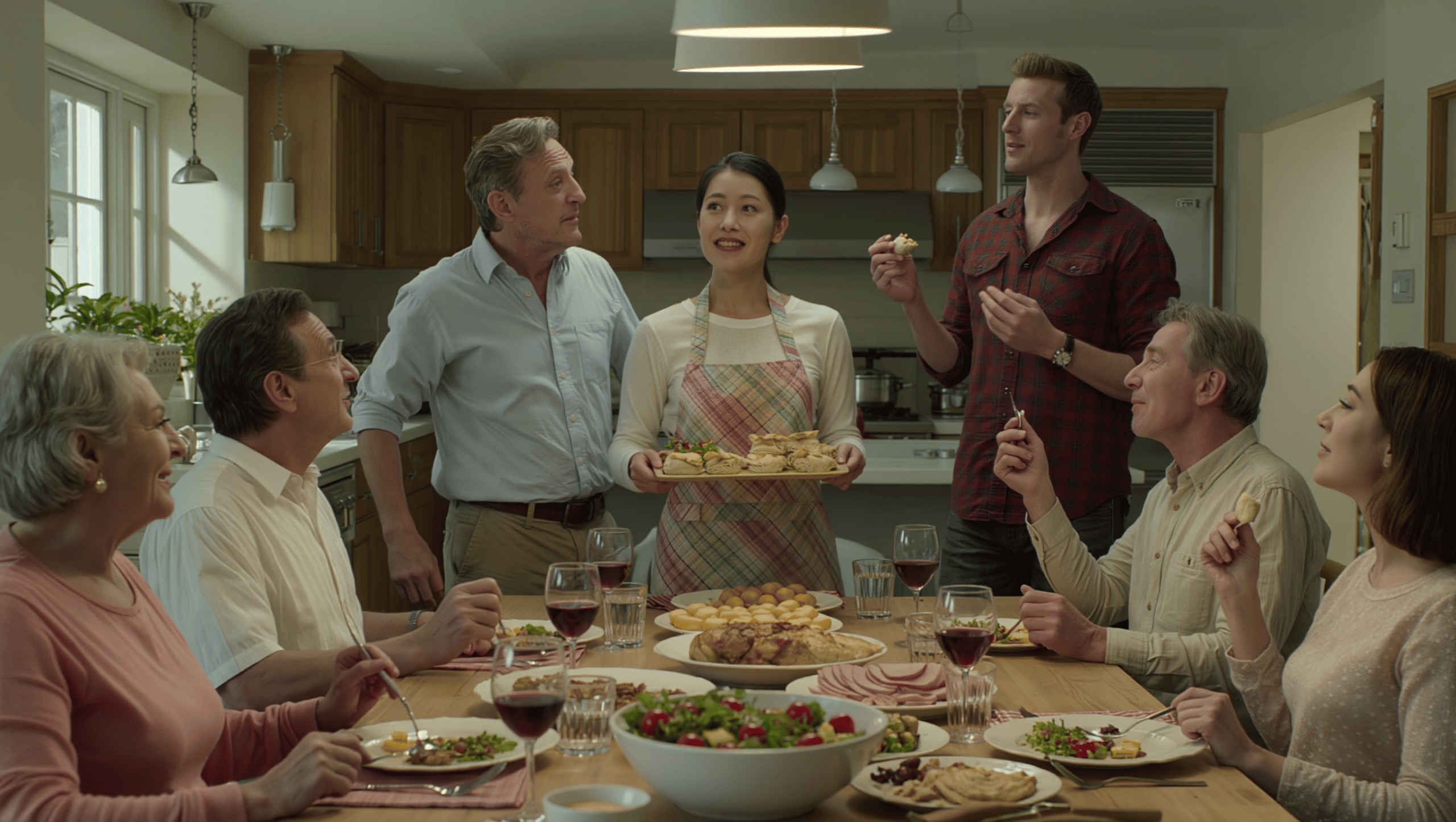 Asian Brings Homemade Spring Rolls, Cousin, Never Leaving America, Eats Dozen Then Lectures Her On Authenticity