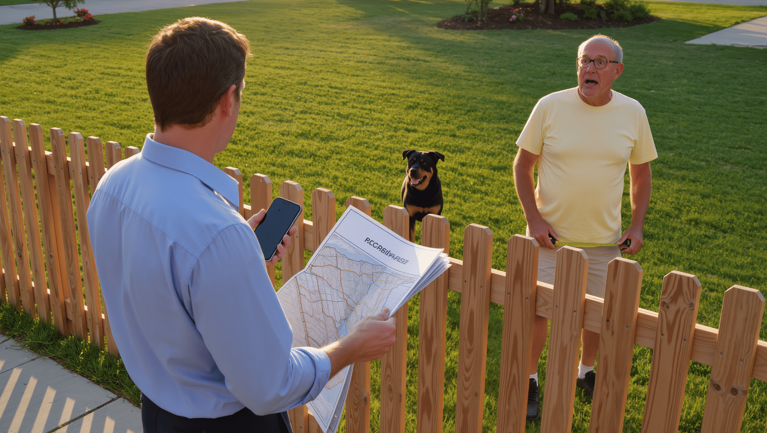 Neighbor Drags Parent To Court Over 4cm Fence Intrusion, So Parent Reports His Too-Short Dangerous Dog Enclosure