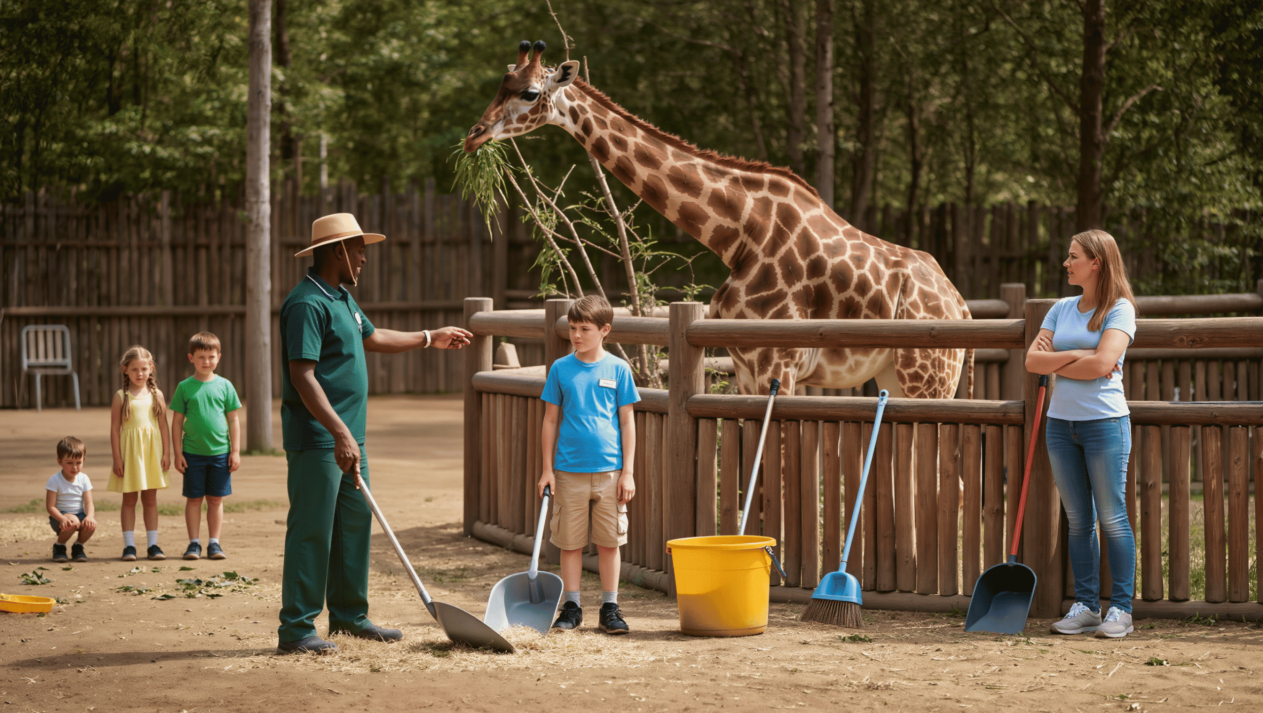 Mom Makes Teen Son Volunteer At Zoo After His Insulting Comment About Zookeepers Mom Makes Teen Son Volunteer At Zoo After His Insulting Comment About Zookeepers