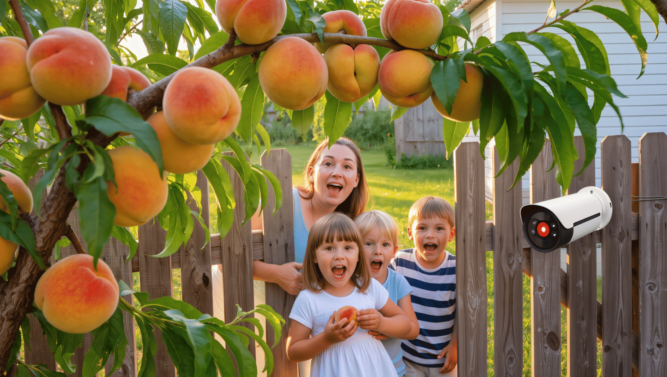 Lady Keeps Stealing Gardener's Peaches Until Owner Discovers Perfectly Spicy Way To Make Them Stop