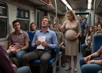 Man Refuses To Surrender Train Seat To Pregnant Woman Despite Crowd’s Expectation And Surprising Reason