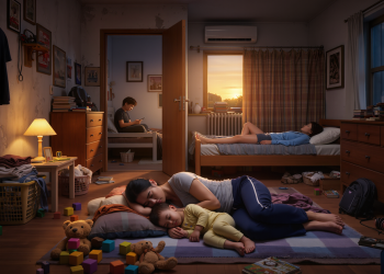 Widowed Mom Makes Teen Son And Daughter Share Bedroom While Relying On Food Banks To Survive