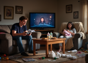 Husband Rushes Home From Guys’ Night, Then Feels Totally Useless When Wife Says She Needs Nothing