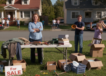 Widow Sells Late Husband’s Belongings After 2 Years Of Kids Ignoring Pleas, Now They Prevent Her