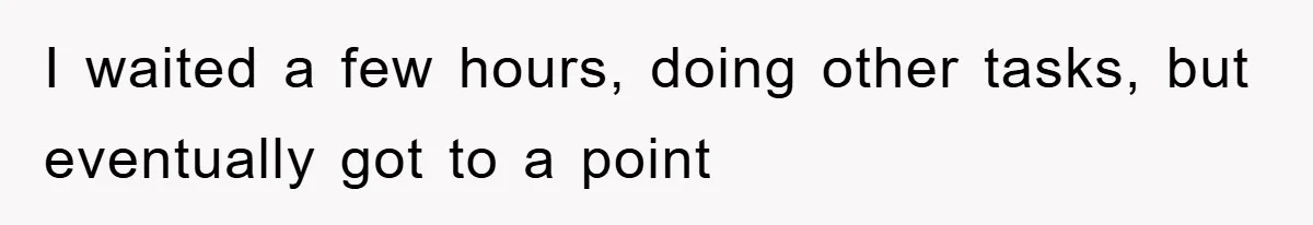 I waited a few hours, doing other tasks, but eventually got to a point