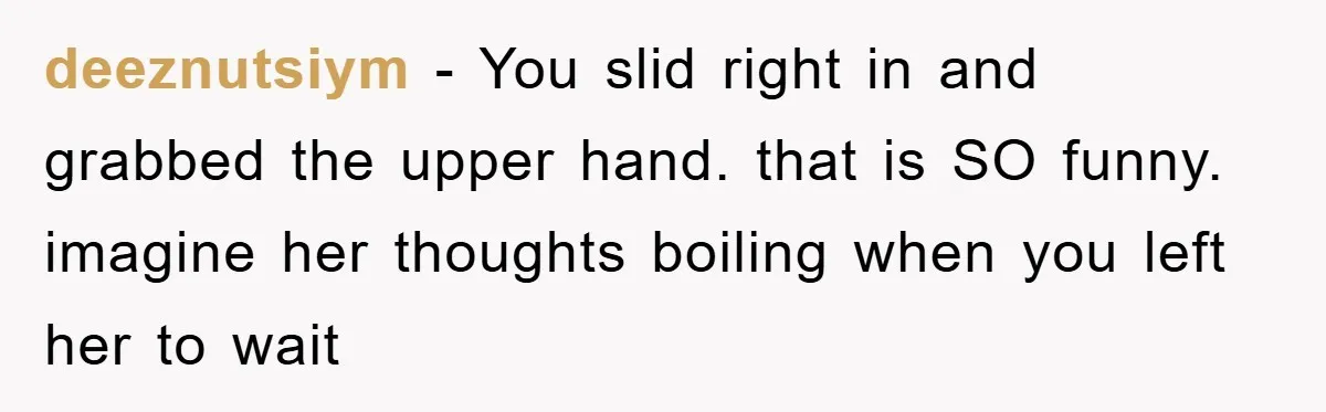 Delivery Driver Blocks Entitled Car After She Refuses to Move for 15 Seconds deeznutsiym - You slid right in and grabbed the upper hand. that is SO funny. imagine her thoughts boiling when you left her to wait