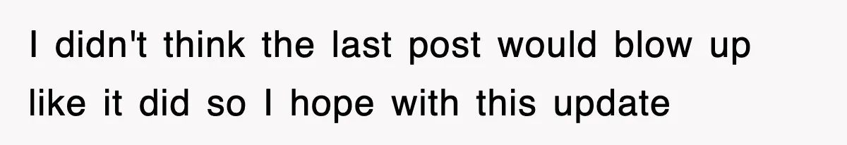 I didn't think the last post would blow up like it did so I hope with this update