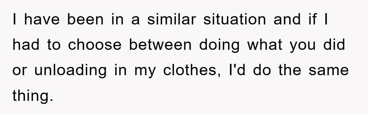 Woman Cuts Line And Steals Handicap Spot From Elder For Alarming Reason Behind I have been in a similar situation and if I had to choose between doing what you did or unloading in my clothes, I'd do the same thing.