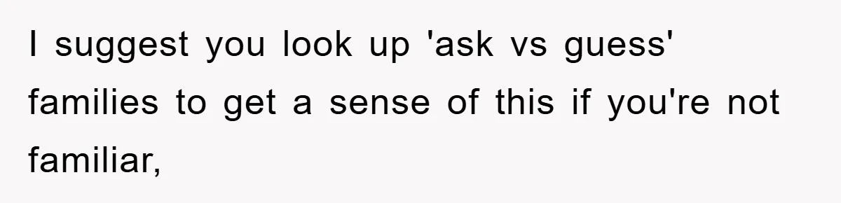 I suggest you look up 'ask vs guess' families to get a sense of this if you're not familiar,