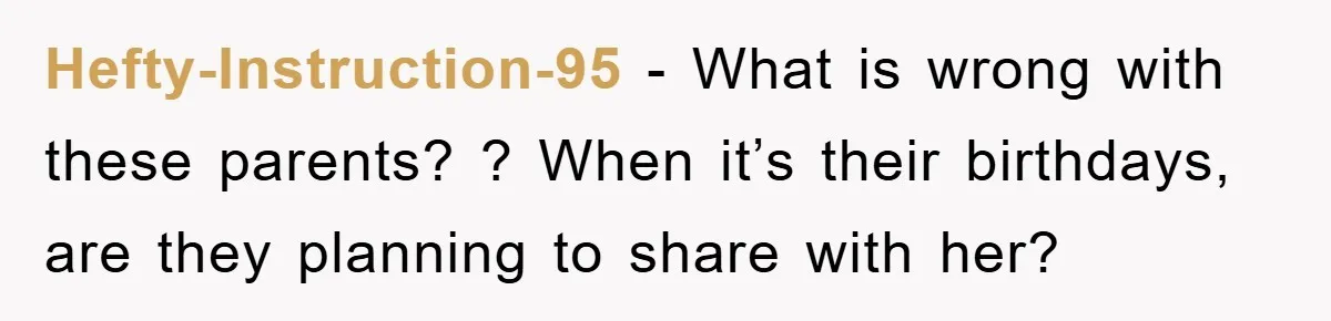 Teen Keeps Hand-Carved Birthday Chocolates As Parents Demand Pieces And Call Refusal Selfish Behavior Hefty-Instruction-95 − What is wrong with these parents? ? When it’s their birthdays, are they planning to share with her?