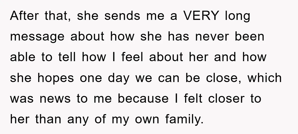 Tired Mom Finally Snapped When Her MIL Claimed She Was ‘Building Bad Habits’ With Her Newborn After that, she sends me a VERY long message about how she has never been able to tell how I feel about her and how she hopes one day we...