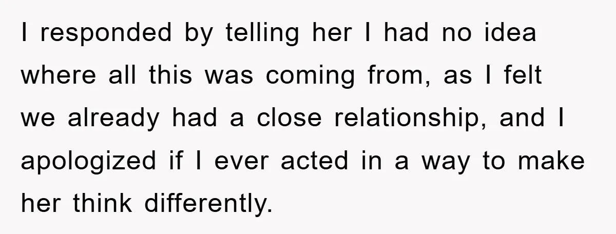 Tired Mom Finally Snapped When Her MIL Claimed She Was ‘Building Bad Habits’ With Her Newborn I responded by telling her I had no idea where all this was coming from, as I felt we already had a close relationship, and I apologized if I ever...