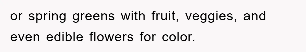 Kid Gets Revenge After Mom Forces Them To Eat Salad For Years, Serves A “Salad” Mom Will Never Forget or spring greens with fruit, veggies, and even edible flowers for color.