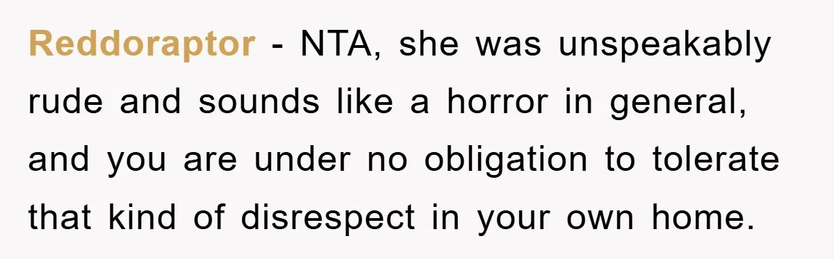 Woman’s Sister-In-Law Couldn’t Stop Making Snide Remarks, Until One Poolside Comment Went Too Far Reddoraptor − NTA, she was unspeakably rude and sounds like a horror in general, and you are under no obligation to tolerate that kind of disrespect in your own home.