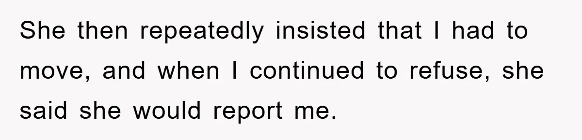 Woman Stands Her Ground In School Parking Lot, Accused Of “Ruining” An Autistic Student’s Routine She then repeatedly insisted that I had to move, and when I continued to refuse, she said she would report me.