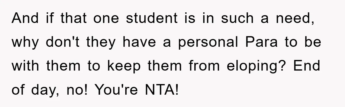 Woman Stands Her Ground In School Parking Lot, Accused Of “Ruining” An Autistic Student’s Routine And if that one student is in such a need, why don't they have a personal Para to be with them to keep them from eloping? End of day, no!...