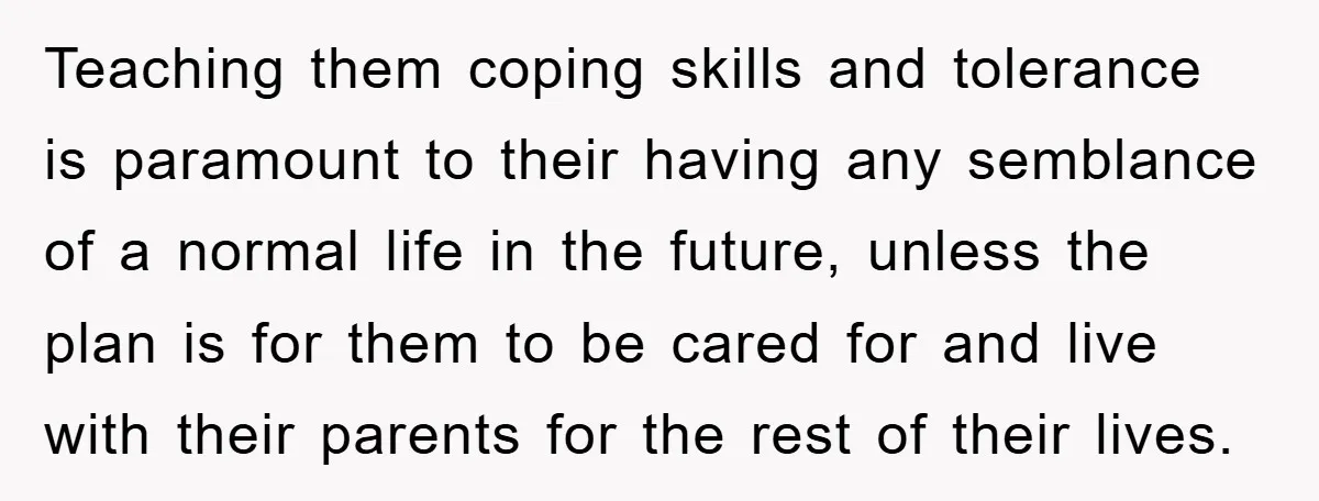 Woman Stands Her Ground In School Parking Lot, Accused Of “Ruining” An Autistic Student’s Routine Teaching them coping skills and tolerance is paramount to their having any semblance of a normal life in the future, unless the plan is for them to be cared for...