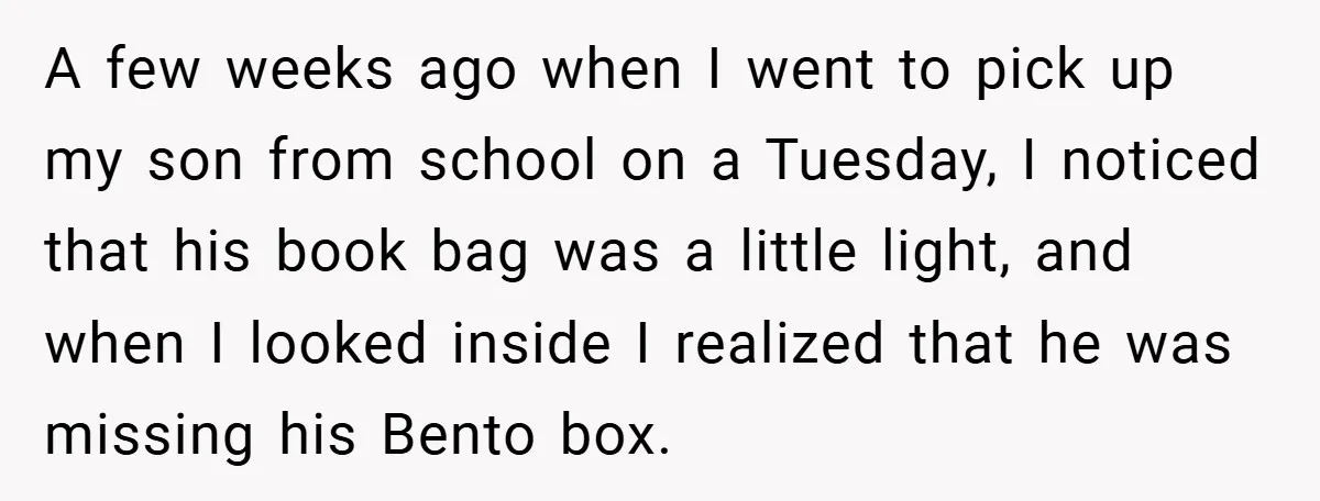 A few weeks ago when I went to pick up my son from school on a Tuesday, I noticed that his book bag was a little light, and when I...