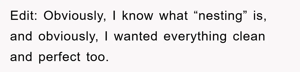Edit: Obviously, I know what “nesting” is, and obviously, I wanted everything clean and perfect too.