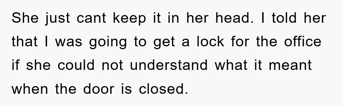Man Working From Home “Trains” His Wife Like A Cat During Meetings, Internet Divided She just cant keep it in her head. I told her that I was going to get a lock for the office if she could not understand what it meant...
