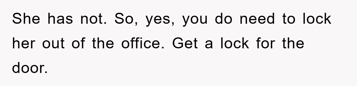 Man Working From Home “Trains” His Wife Like A Cat During Meetings, Internet Divided She has not. So, yes, you do need to lock her out of the office. Get a lock for the door.