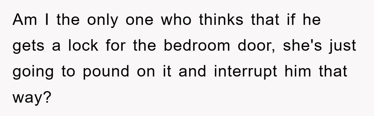 Man Working From Home “Trains” His Wife Like A Cat During Meetings, Internet Divided Am I the only one who thinks that if he gets a lock for the bedroom door, she's just going to pound on it and interrupt him that way?