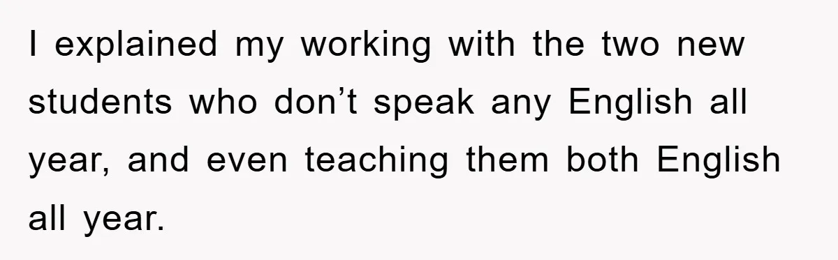 Bureaucrat Tries to Steal $345, Gets Hit With $3,500 Bill Instead I explained my working with the two new students who don’t speak any English all year, and even teaching them both English all year.
