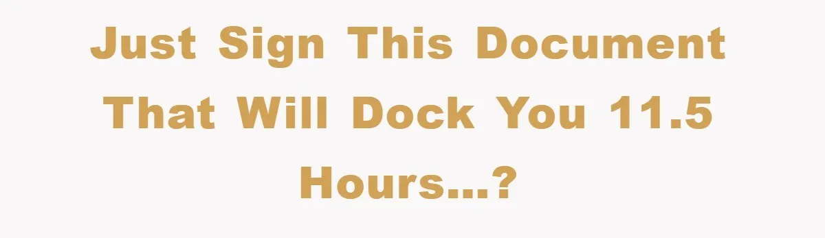 Bureaucrat Tries to Steal $345, Gets Hit With $3,500 Bill Instead Just sign this document that will dock you 11.5 hours…?