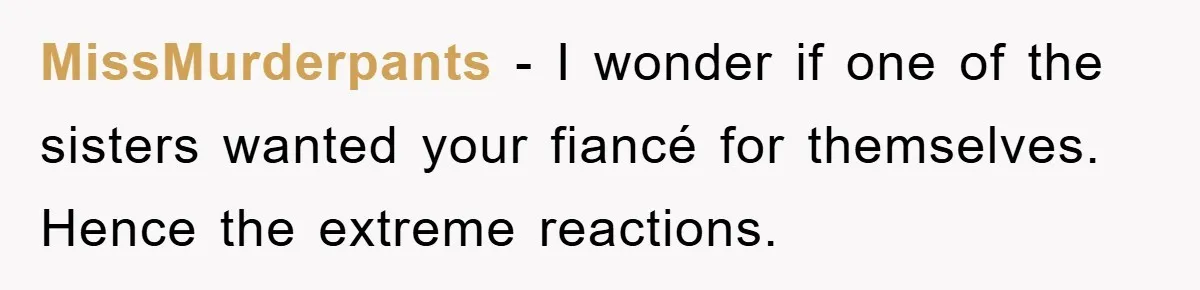 Fiancée Issues Ultimatum After Late Wife's Family Vandalizes Car MissMurderpants - I wonder if one of the sisters wanted your fiancé for themselves. Hence the extreme reactions.