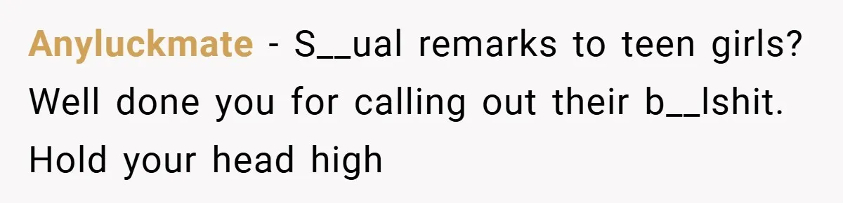 She Reported Her Coworkers for Harassment - Then the Whole Office Turned Against Her Anyluckmate − S__ual remarks to teen girls? Well done you for calling out their b__lshit. Hold your head high