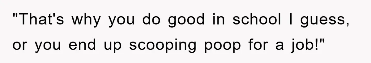 Mom Makes Teen Son Volunteer At Zoo After His Insulting Comment About Zookeepers "That's why you do good in school I guess, or you end up scooping poop for a job!"