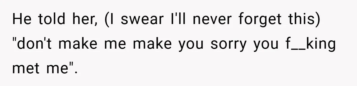 Motorcycle Rider’s ‘Revenge’ On Karen Who Tried To Block Him Leaves The Whole Neighborhood Suffering He told her, (I swear I'll never forget this) "don't make me make you sorry you f__king met me".
