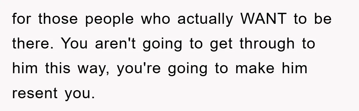 Mom Makes Teen Son Volunteer At Zoo After His Insulting Comment About Zookeepers for those people who actually WANT to be there. You aren't going to get through to him this way, you're going to make him resent you.