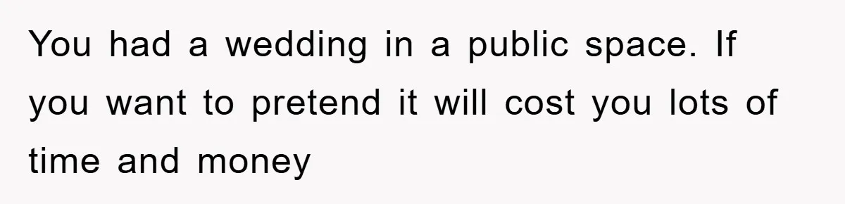Bridezilla Demands Strangers Vanish From Public Beach Wedding Photos During Busy Cancun Ceremony You had a wedding in a public space. If you want to pretend it will cost you lots of time and money