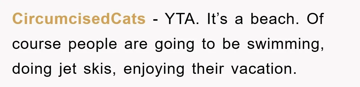 Bridezilla Demands Strangers Vanish From Public Beach Wedding Photos During Busy Cancun Ceremony CircumcisedCats − YTA. It’s a beach. Of course people are going to be swimming, doing jet skis, enjoying their vacation.