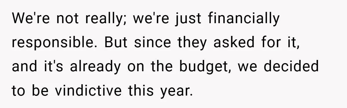 Brother And Sister-In-Law Told To Buy Expensive Gifts For Christmas, So They Bought The Most Annoying Toys Instead We're not really; we're just financially responsible. But since they asked for it, and it's already on the budget, we decided to be vindictive this year.