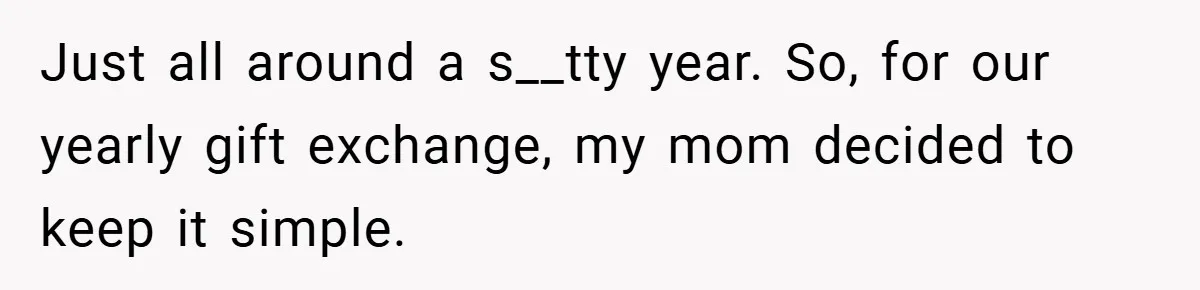 Brother And Sister-In-Law Told To Buy Expensive Gifts For Christmas, So They Bought The Most Annoying Toys Instead Just all around a s__tty year. So, for our yearly gift exchange, my mom decided to keep it simple.