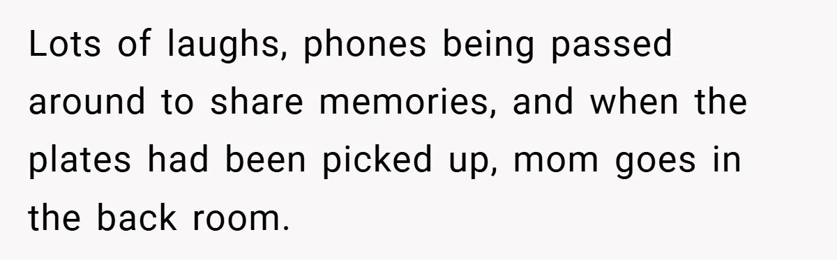 Brother And Sister-In-Law Told To Buy Expensive Gifts For Christmas, So They Bought The Most Annoying Toys Instead Lots of laughs, phones being passed around to share memories, and when the plates had been picked up, mom goes in the back room.