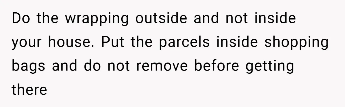 Brother And Sister-In-Law Told To Buy Expensive Gifts For Christmas, So They Bought The Most Annoying Toys Instead Do the wrapping outside and not inside your house. Put the parcels inside shopping bags and do not remove before getting there
