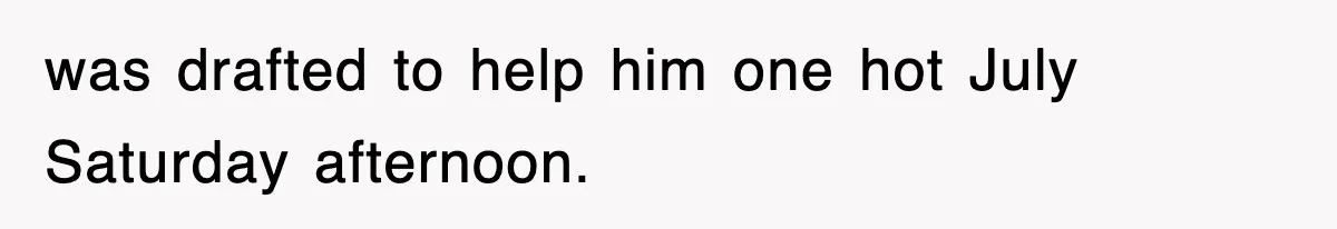 Dad Says “Keep Digging Until I Get Back”, Tween Son Takes It Literally And Builds A Five-Foot Hole was drafted to help him one hot July Saturday afternoon.