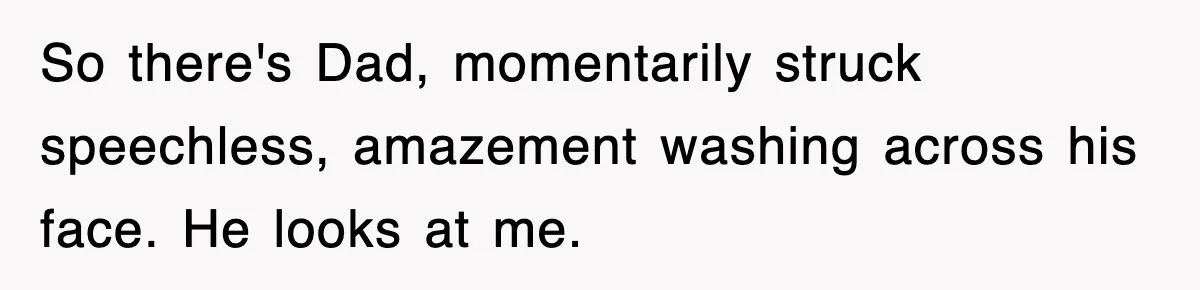 Dad Says “Keep Digging Until I Get Back”, Tween Son Takes It Literally And Builds A Five-Foot Hole So there's Dad, momentarily struck speechless, amazement washing across his face. He looks at me.