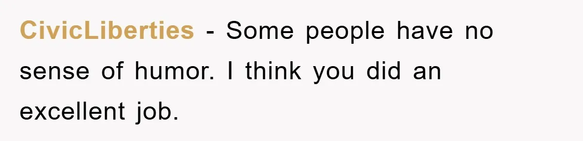 The Irony: Religious School Teacher Asked for an 'Alien Perspective' Then Punished Creativity CivicLiberties - Some people have no sense of humor. I think you did an excellent job.