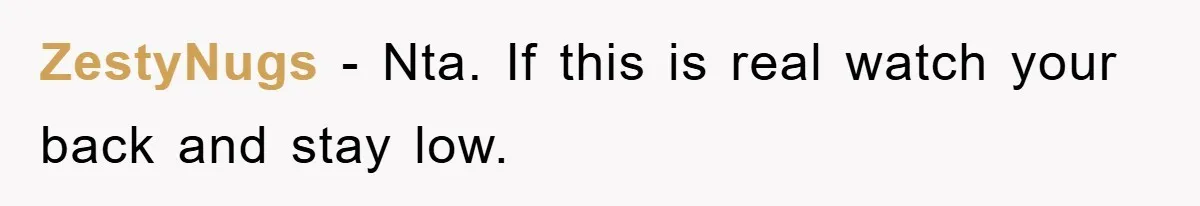 ZestyNugs − Nta. If this is real watch your back and stay low.